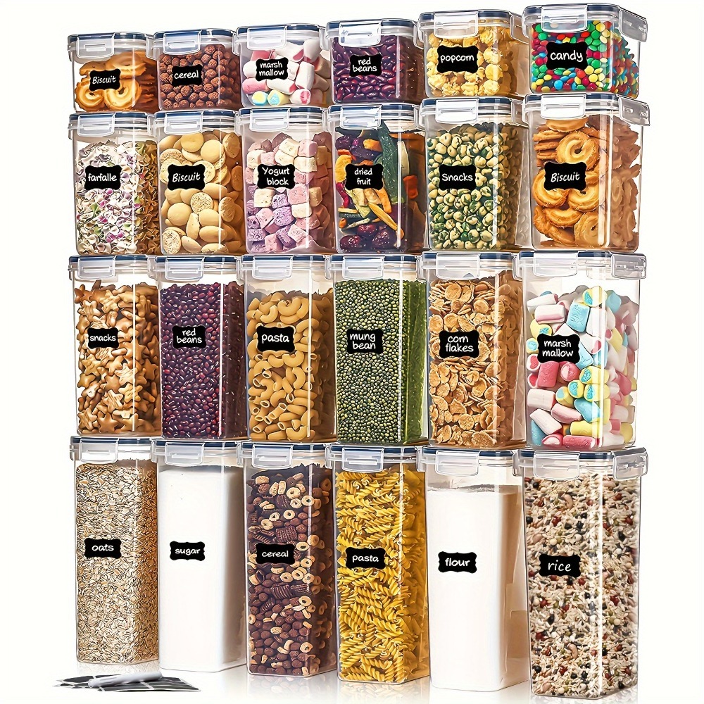 Kitchen Appliances Brand - 24 ชิ้น กล่องเก็บอาหาร 12 กล่อง 12