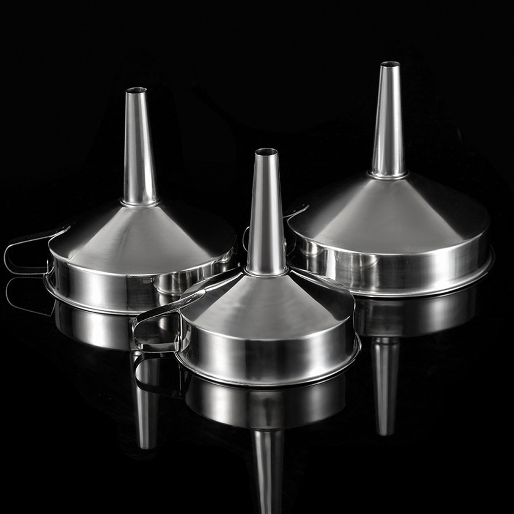 Kitchen Appliances Brand - กรวยกรองน้ำมันสแตนเลส 1 ชิ้น ปากกว้าง อุปกรณ์ครัว สำหรับบาร์