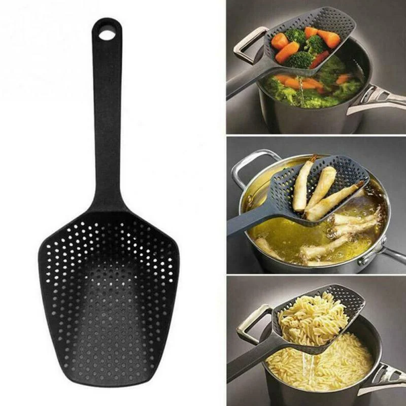 Kitchen Appliances Gift - Creative ทําอาหารพลั่วกรองอาหาร Scoop ท่อระบายน้ํา Gadgets ขนาดใหญ่