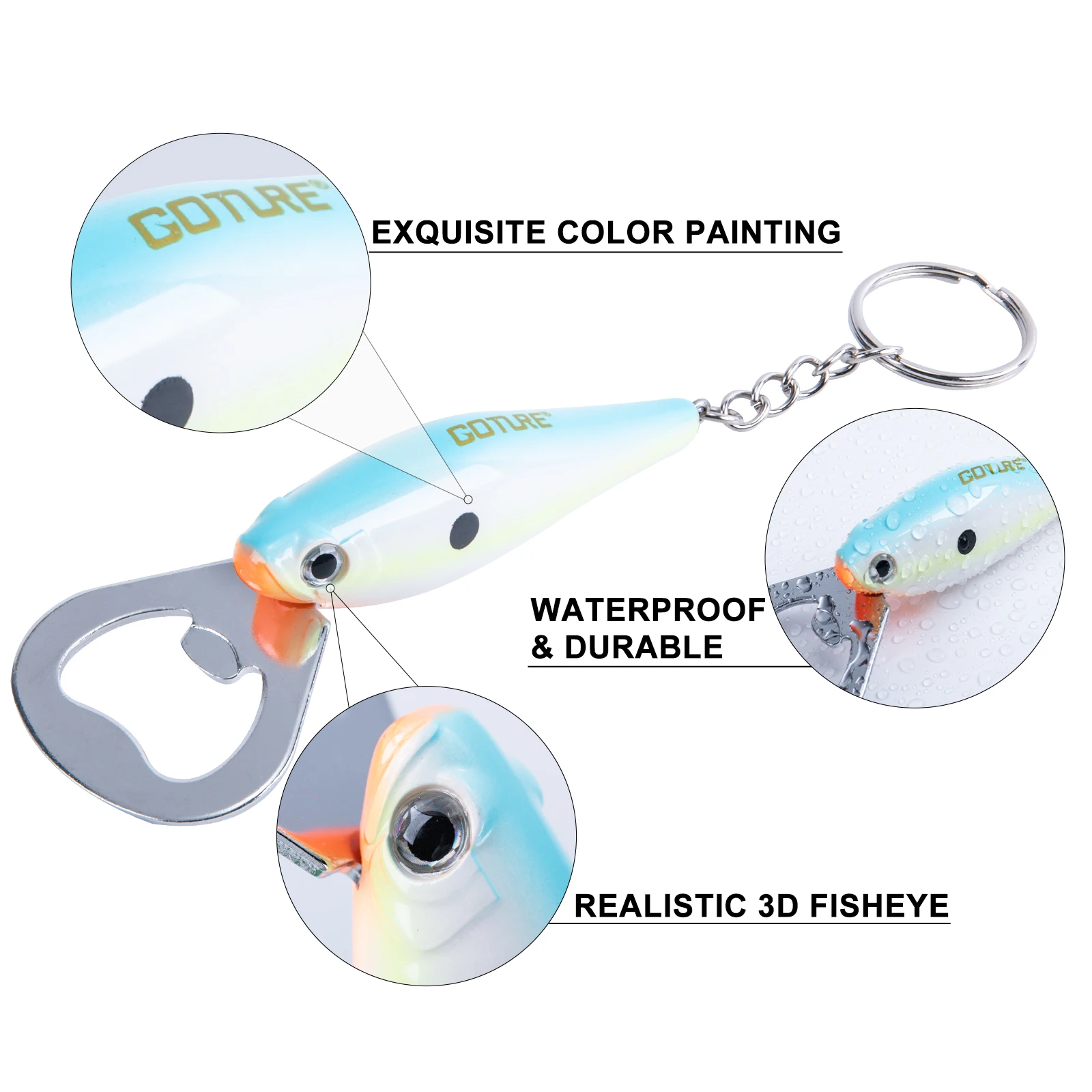 Goture 1 ชิ้นตกปลา Lure ที่เปิ - Kitchen Appliances Gift บทวิจารณ์และราคา