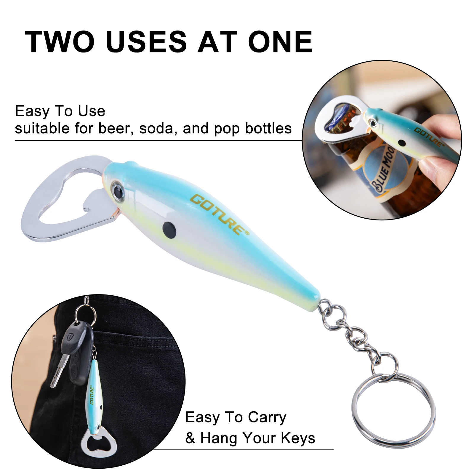 Goture 1 ชิ้นตกปลา Lure ที่เปิ - Kitchen Appliances Gift บทวิจารณ์และราคา