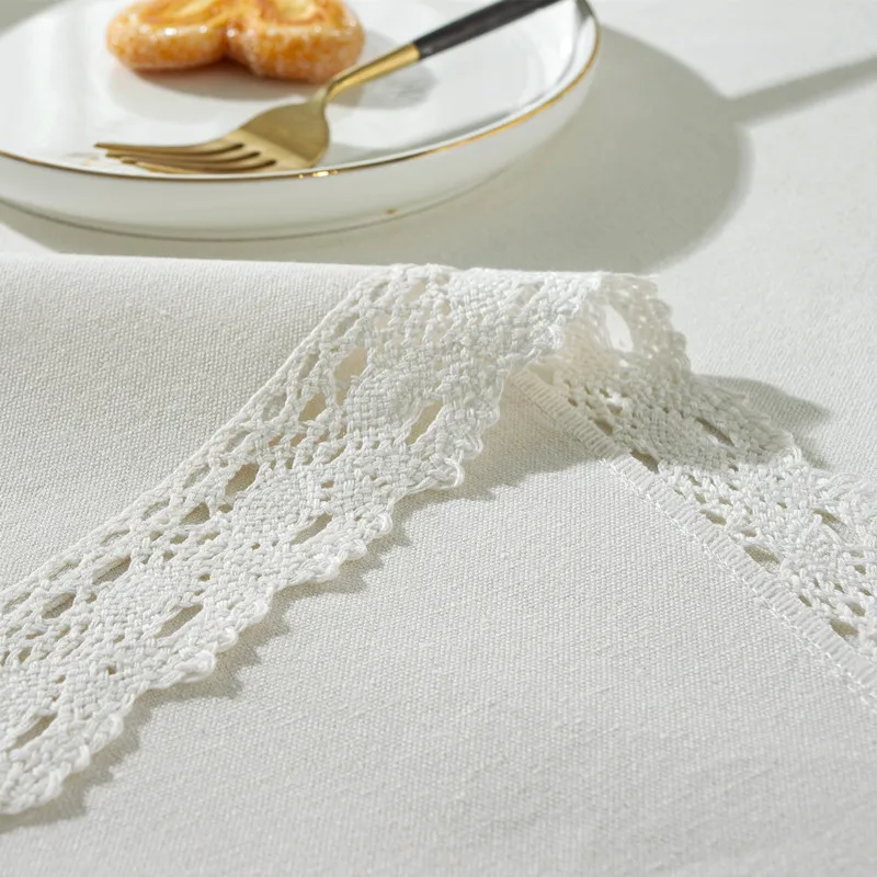 คลาสสิกผ้าปูโต๊ะลูกไม้สีขาวสี่ - Kitchen Appliances In White บทวิจารณ์และราคา