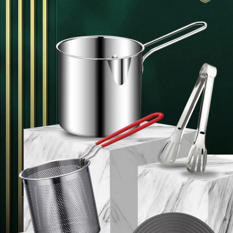 หม้อทอดสแตนเลส 304 พร้อมตะกร้า - Kitchen Appliances Cooking บทวิจารณ์และราคา