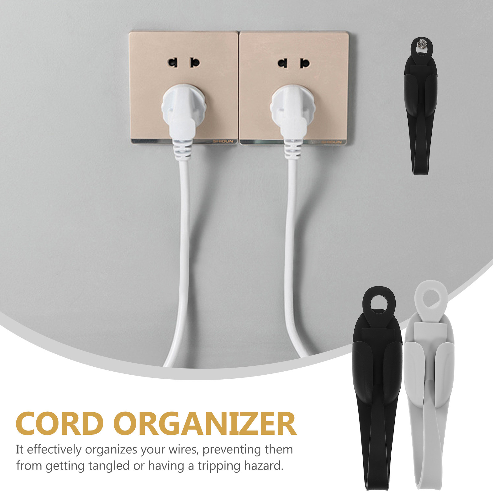 ที่เก็บสายไฟซิลิโคน 6 ชิ้น สำห - Kitchen Appliances Extension Cord บทวิจารณ์และราคา