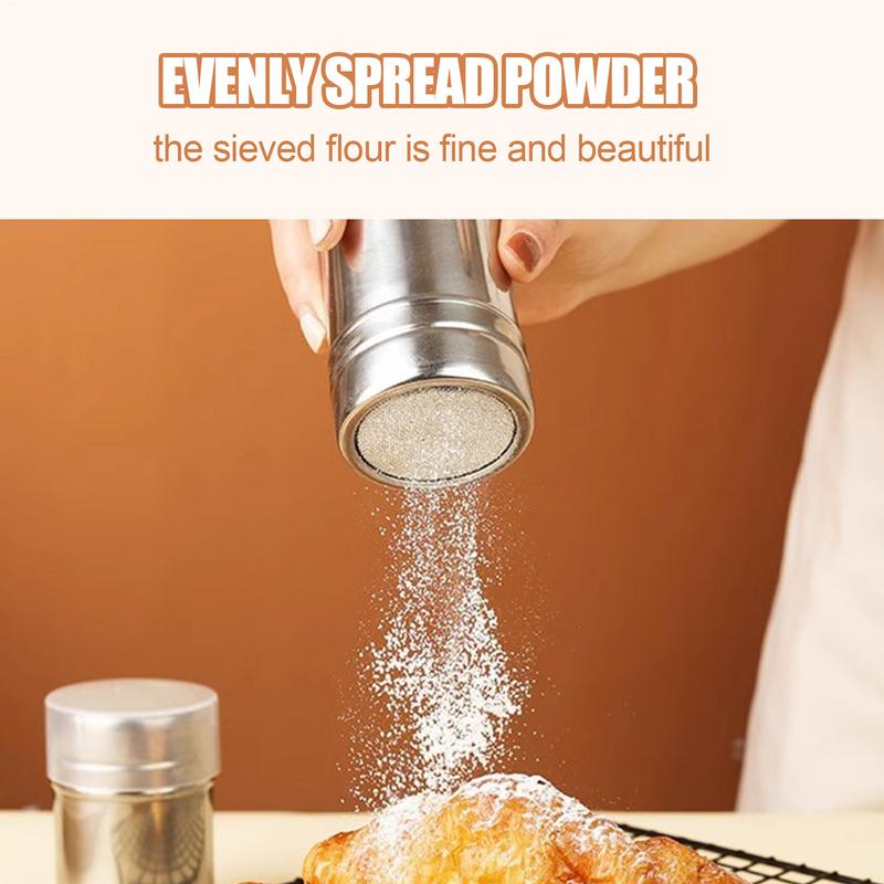 สแตนเลสสตีลผงสปริงเกลอร์ขวดแป้ - Kitchen Appliances Cooking บทวิจารณ์และราคา