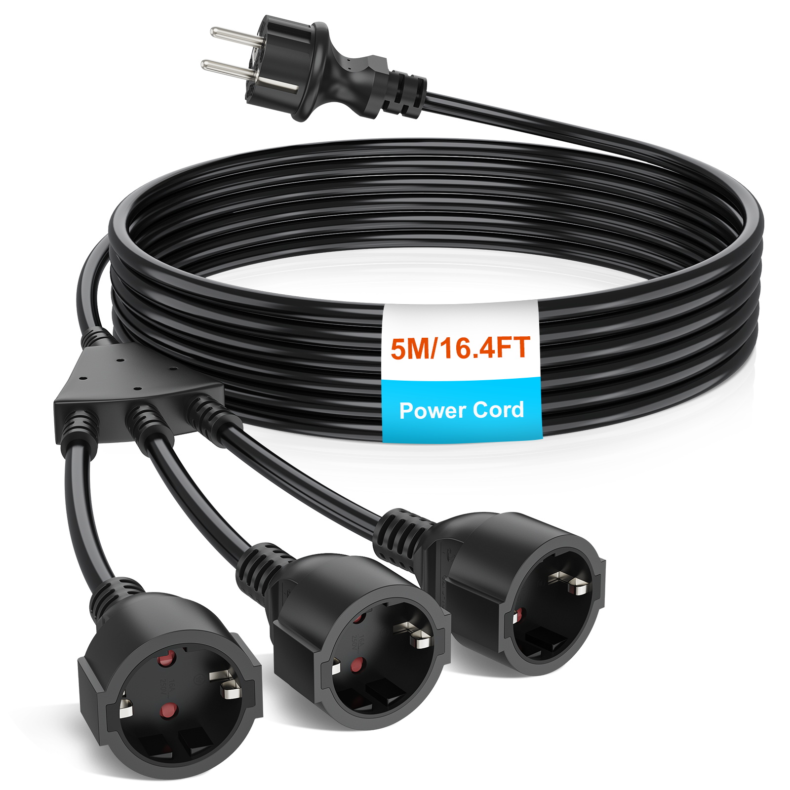 ปลั๊กพ่วงแบบมีห่วงดึง ยี่ห้อ E - Kitchen Appliances Extension Cord บทวิจารณ์และราคา